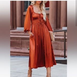 VICI AUTUMN MIDI DRESS
